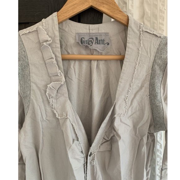 Vintage Grey Ant / Gray Jumpsuit  Coveralls XS SM - Picture 6 of 8
